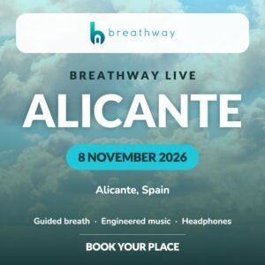 Breathway Live Alicante, Spain event poster, 8 NOVEMBER 2026